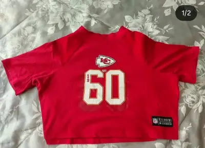 Polera roja corta ' NFL Kansas City Chiefs' - miniatura 1