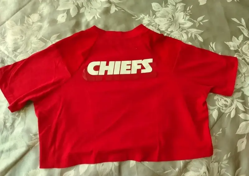 Polera roja corta ' NFL Kansas City Chiefs' - 2