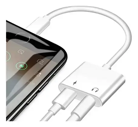 Adaptador Lightning a Jack 3.5mm y Carga - 3