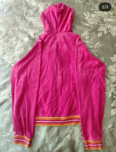 Polerón con capucha rosa' Oleg Cassini Sport' - miniatura 2