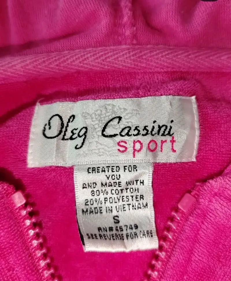 Polerón con capucha rosa' Oleg Cassini Sport' - 3