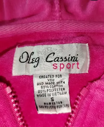 Polerón con capucha rosa' Oleg Cassini Sport' - miniatura 3