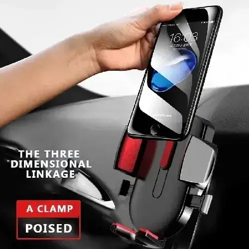 Soporte de Celular para Auto Ajustable Negro - 2