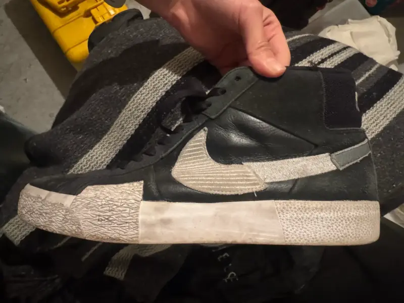Zapatillas Nike Blazer SB negras de cuero - 1