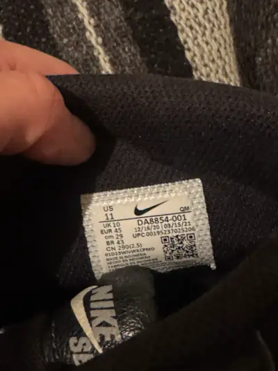 Zapatillas Nike Blazer SB negras de cuero - miniatura 3