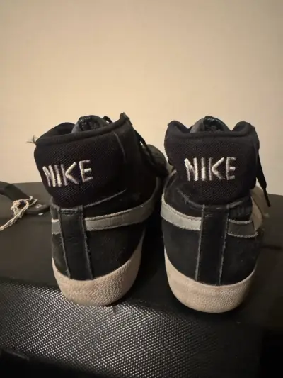 Zapatillas Nike Blazer SB negras de cuero - miniatura 4