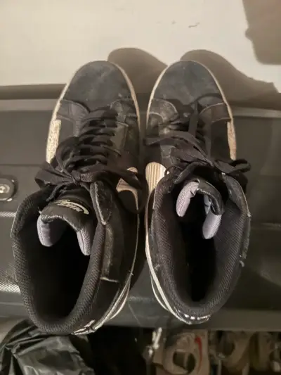 Zapatillas Nike Blazer SB negras de cuero - miniatura 5