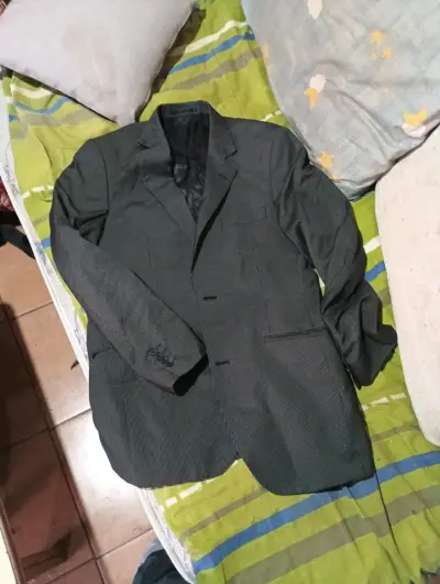 Blazer de hombre MOSSIMO negro a rayas - miniatura 2