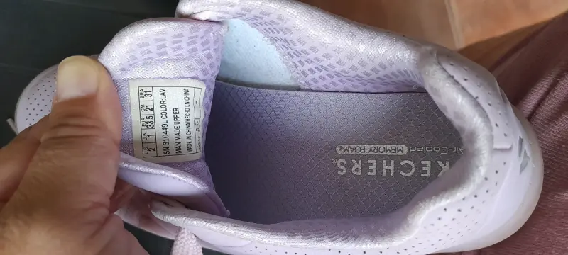 Zapatillas Skechers lavanda para niña - 2