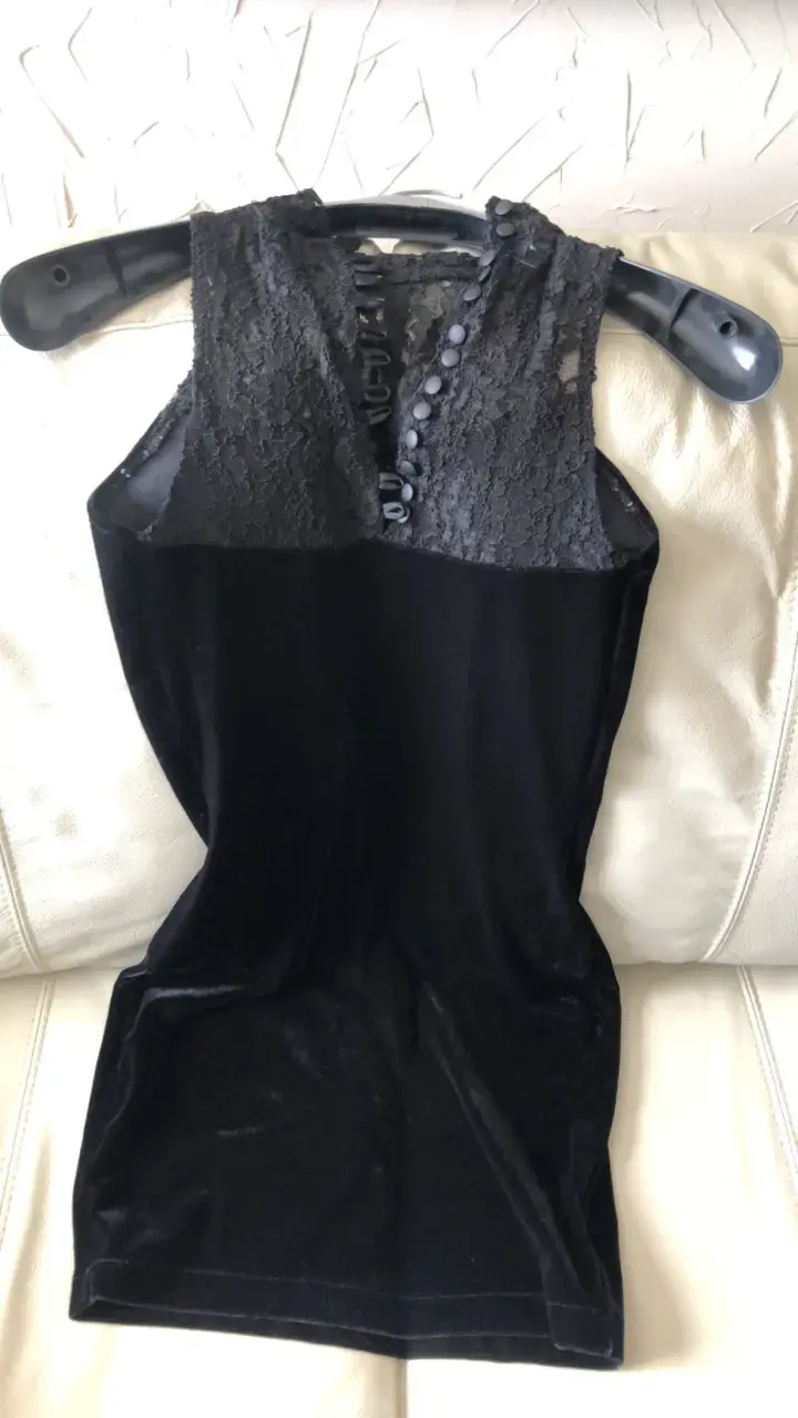 Vestido negro de encaje Griffo - 2