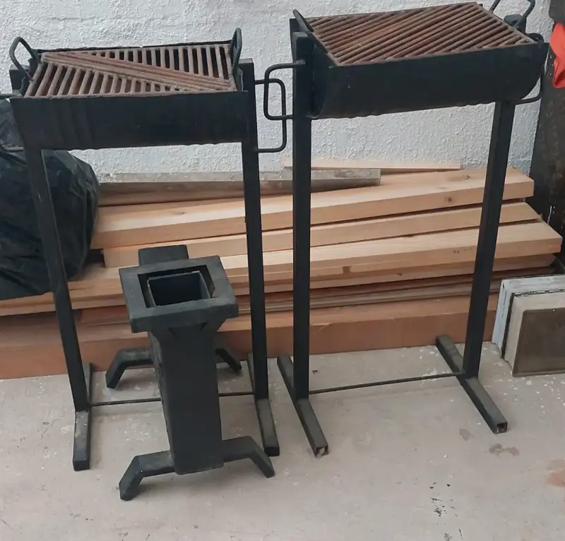 Parrillas de hierro para asado