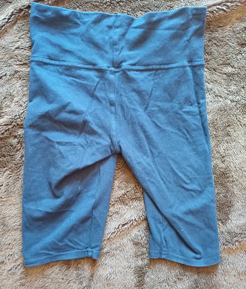 Shorts deportivos negro para mujer