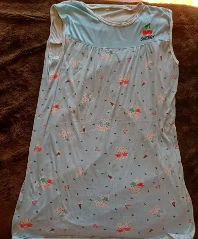 Camisón de mujer estampado Cherry - miniatura 1