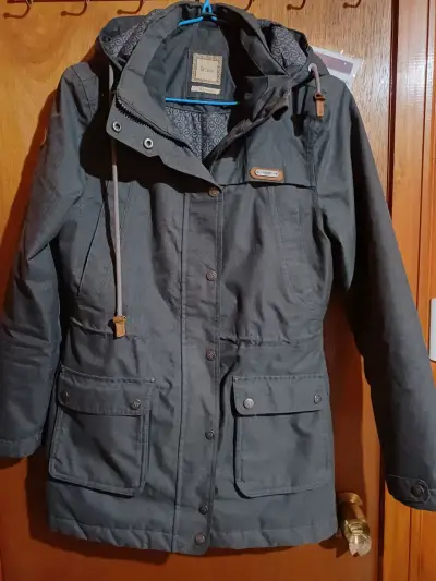 Parka Mujer Gris Marca Lippi Talla S - miniatura 2