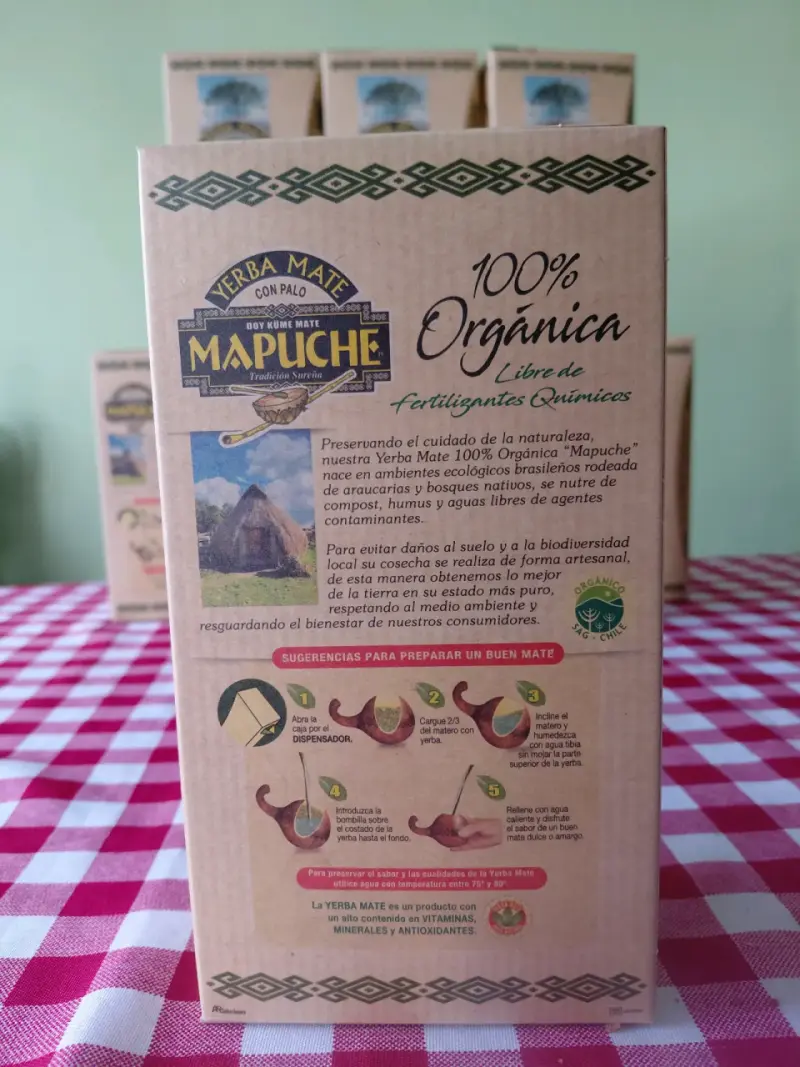 Yerba Mate Orgánica Mapuche 400g - 5