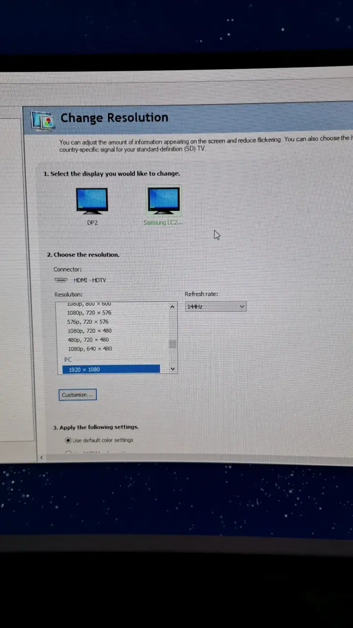 Monitor 144 hz - 2