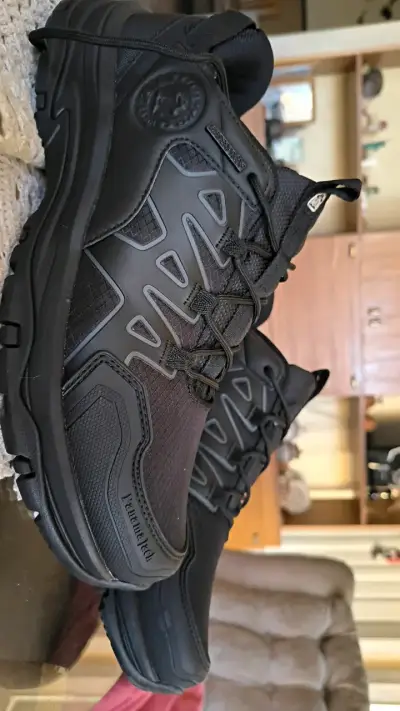 Zapatillas negras de trekking impermeables - miniatura 6