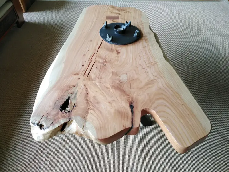 Mesa De Centro De Madera única - 5