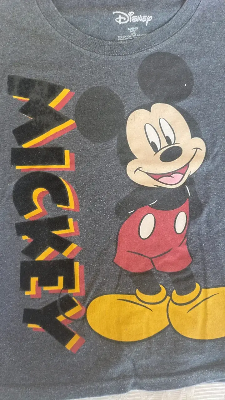 Polera Disney Mickey Mouse gris para niños - 2