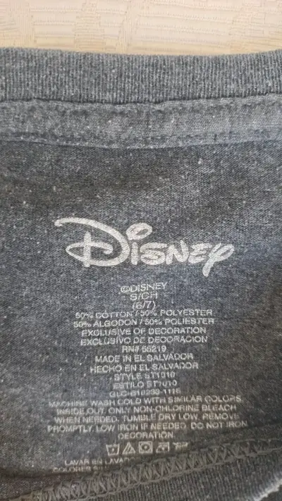 Polera Disney Mickey Mouse gris para niños - miniatura 3