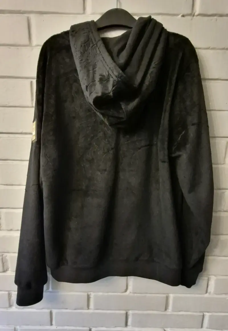 Polerón negro con capucha Everlast para mujer XL - 2