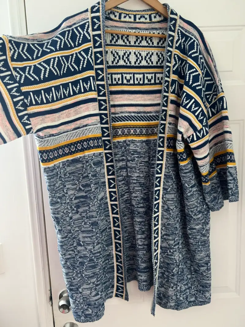 Cárdigan Étnico Multicolor para Mujer - 2