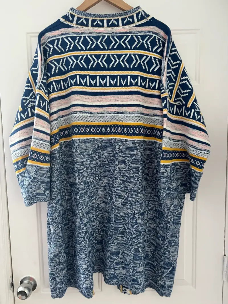 Cárdigan Étnico Multicolor para Mujer - 3