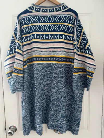 Cárdigan Étnico Multicolor para Mujer - miniatura 3