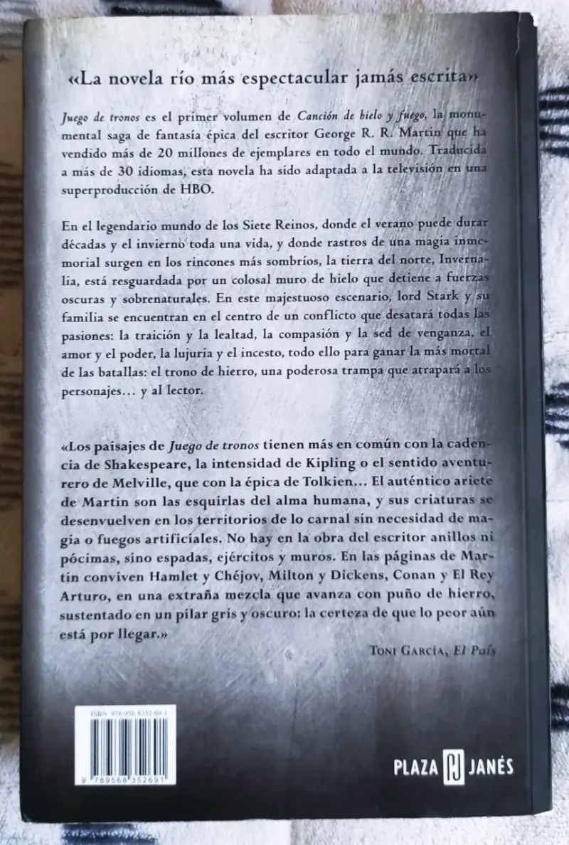 Libro Juego de Tronos de George R.R. Martin - 2