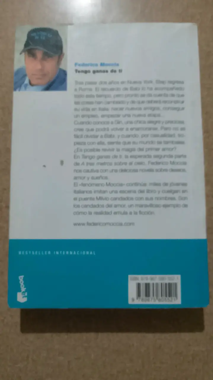 Libro 'Tengo ganas de ti' de Federico Moccia - 2
