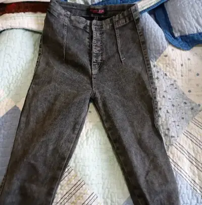 Jeans grises para mujer Menia Jeans - miniatura 3