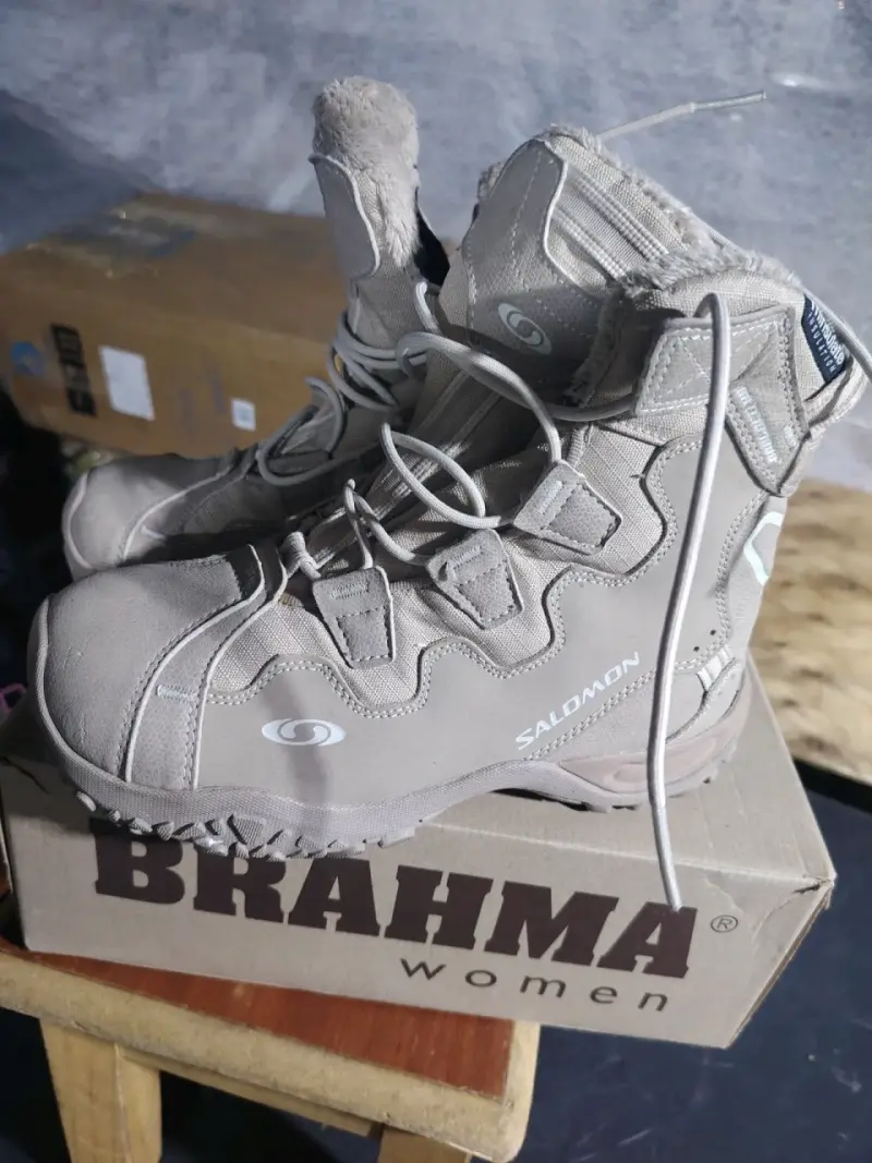 Botas de invierno salom para mujer con forro térmi - 4