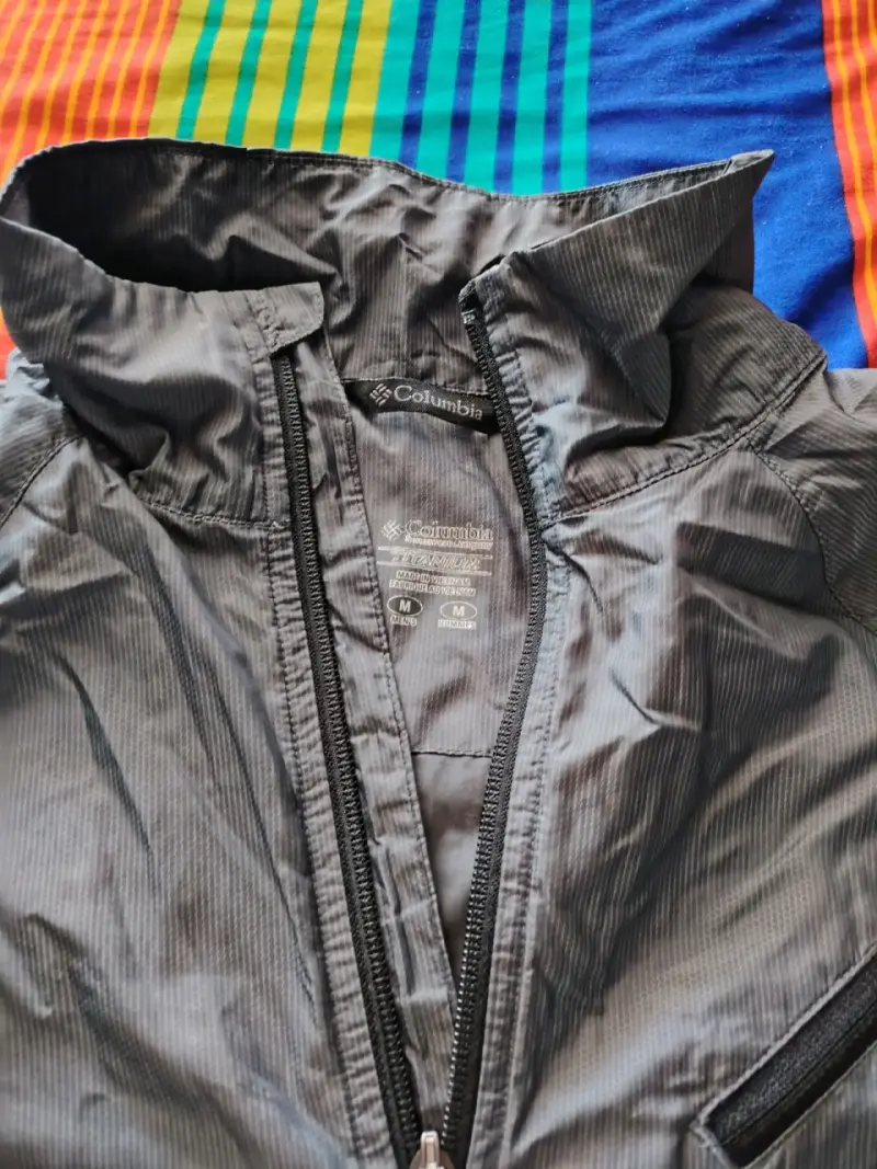 Corta viento Columbia gris para hombre - 2