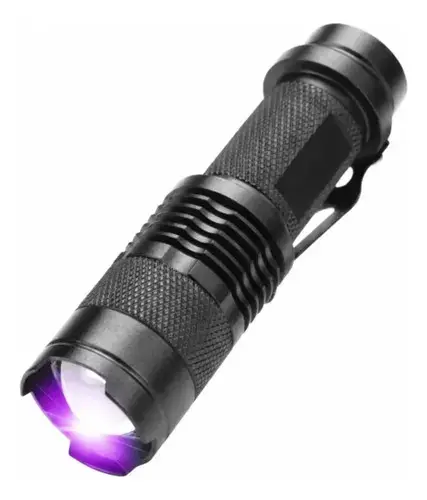 Linterna táctica LED ultravioleta portátil - 1
