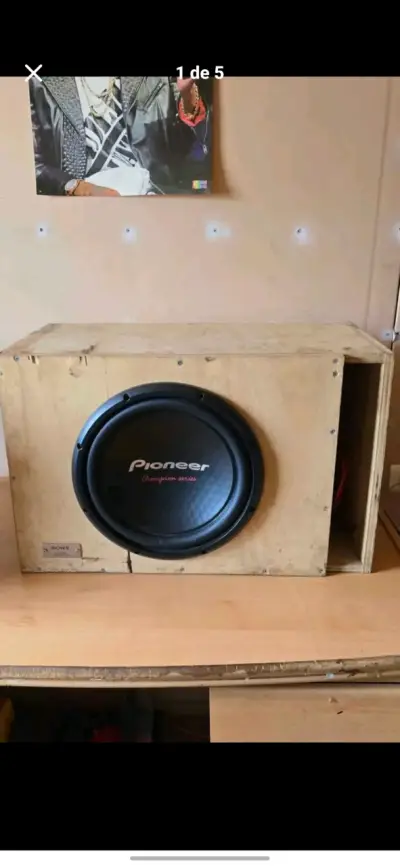 Subwoofer Pioneer Champion Series con Amplificador - miniatura 1