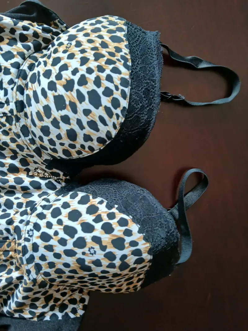 Corset de encaje con estampado animal print - 2