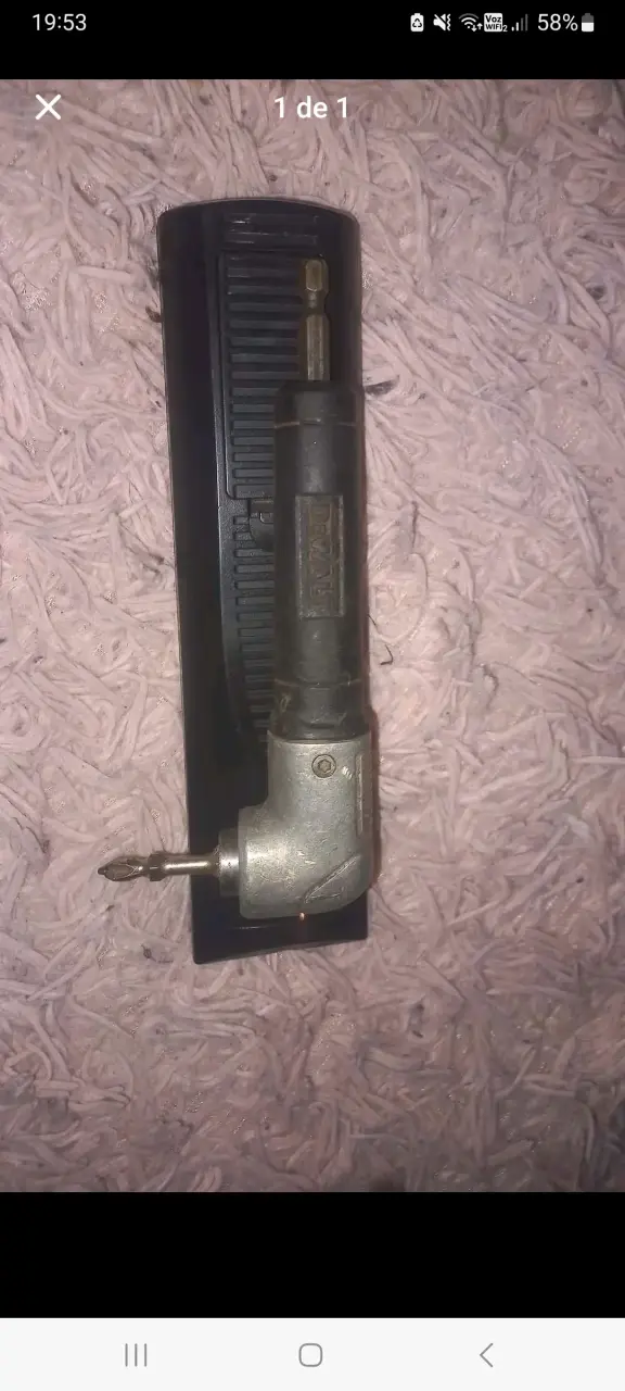 Adaptador angular hexagonal DeWalt 22,2X6,4 mm - 1