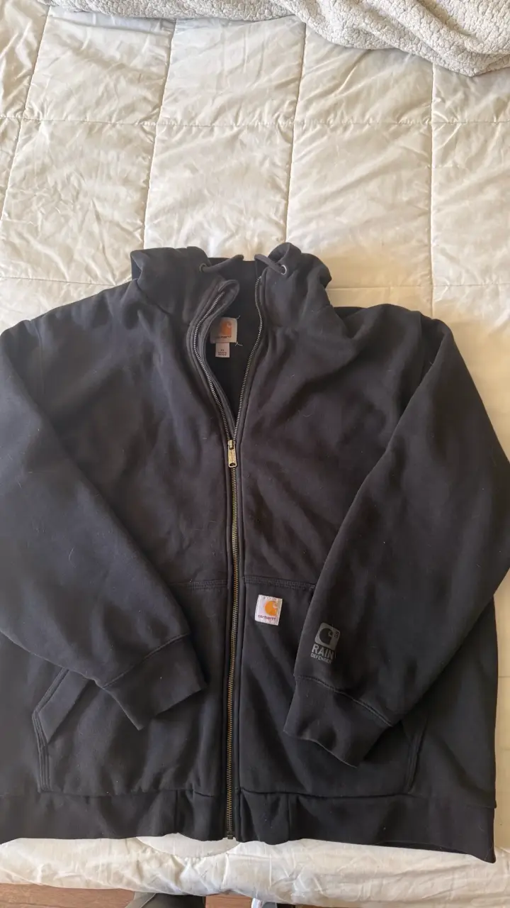 Polerón con capucha Carhartt negro XL - 1