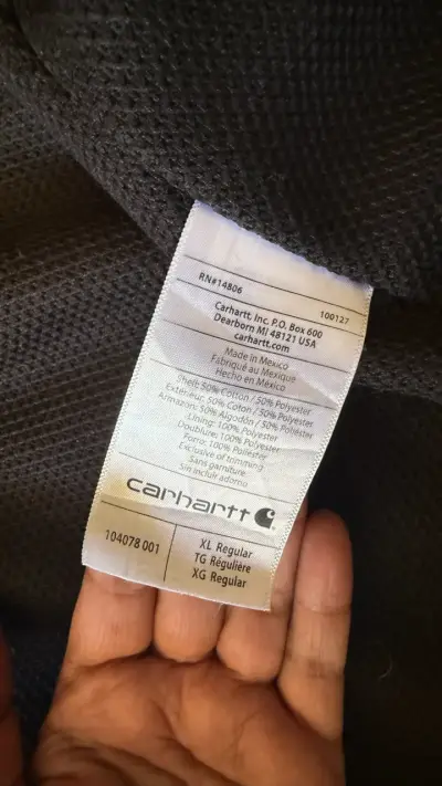 Polerón con capucha Carhartt negro XL - miniatura 5