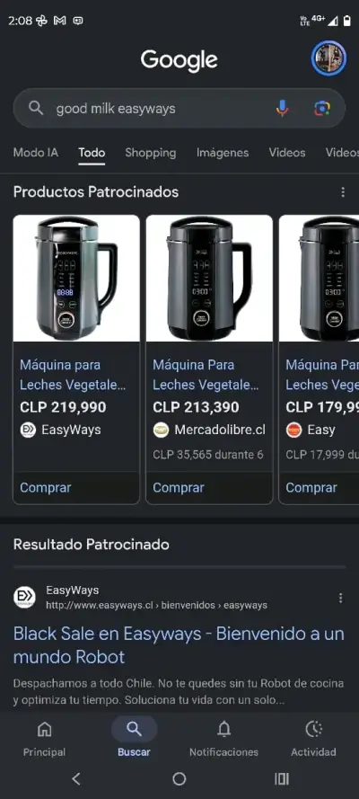 Máquina para leches vegetales EasyWays Good Milk 6 en 1 - miniatura 5