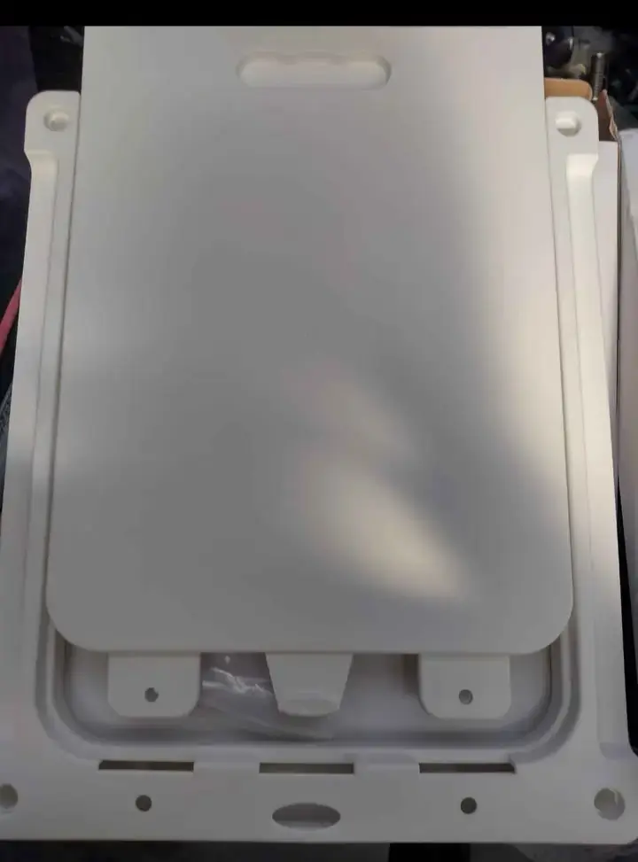 Puerta XL para mascotas con marco resistente 35x29 - 2