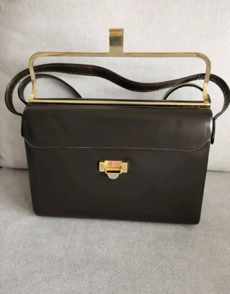 Cartera vintage cuero argentino - 2