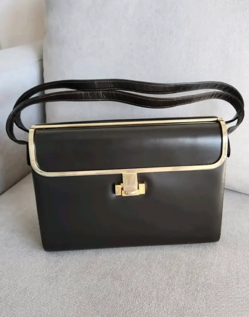 Cartera vintage cuero argentino - 3