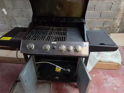 Parrilla a Gas Mr. Beef + Quemador Lateral + Planc - miniatura 2
