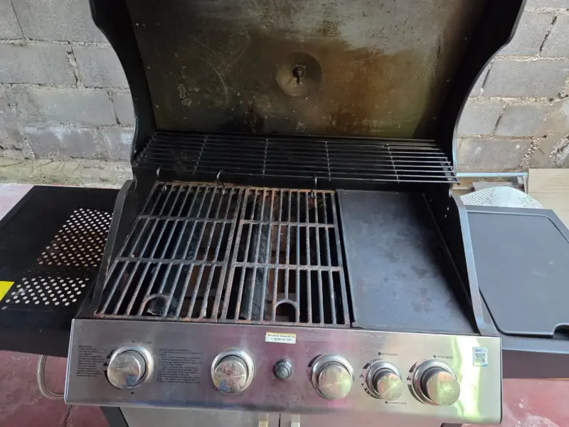 Parrilla a Gas Mr. Beef + Quemador Lateral + Planc - 5