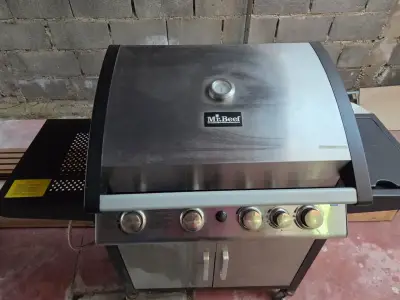 Parrilla a Gas Mr. Beef + Quemador Lateral + Planc - miniatura 6