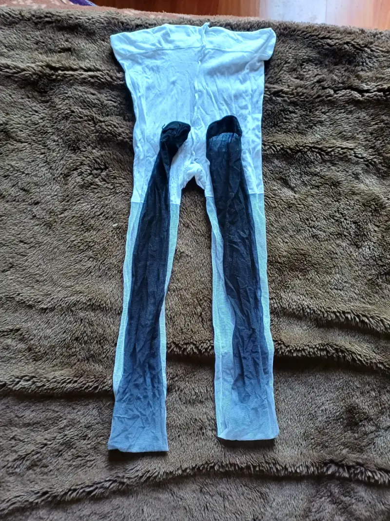 Pantys degradadas azul y negro para mujer - 2