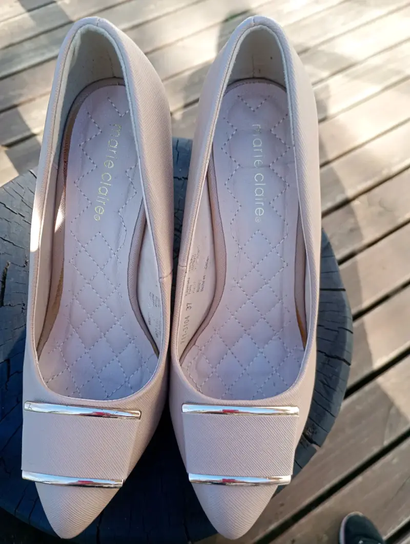 Zapatos de cuña beige Marie Claire talla 37 - 2
