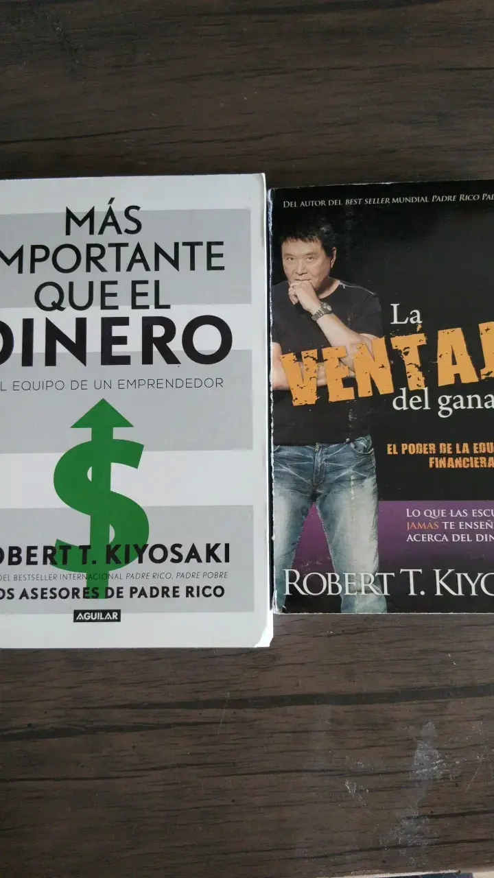Set 2 libro de Robert Kiyosaki educación financier - 1