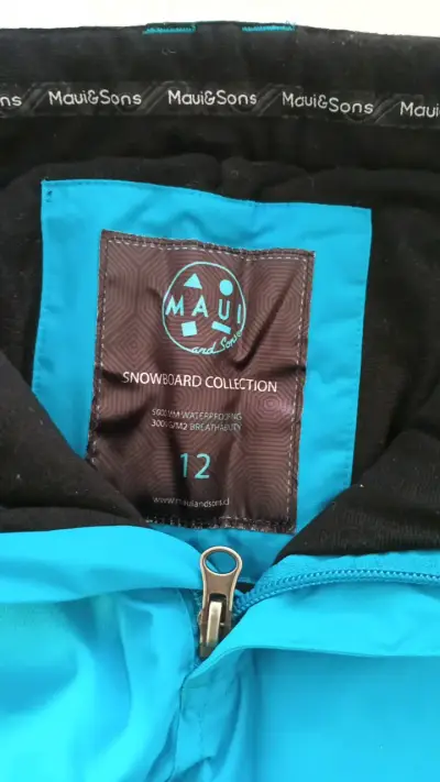Pantalones de snowboard Maui and Sons azules - miniatura 1